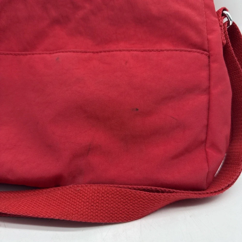Kipling Angie Crossbody Bag Red Nylon Lightweight Purse
